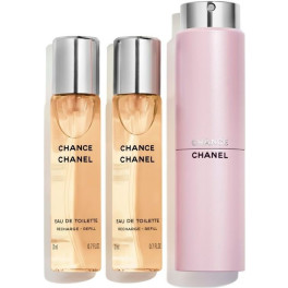 Chanel Chance Eau de Toilette Vaporizador Twist & Spray 3 X 20 Ml Mujer