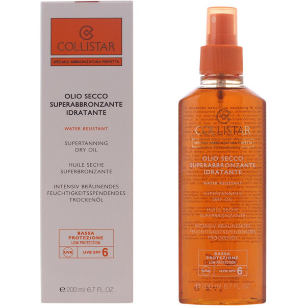 Collistar Perfect Bronzage Huile Sèche Spf6 200 Ml Unisexe