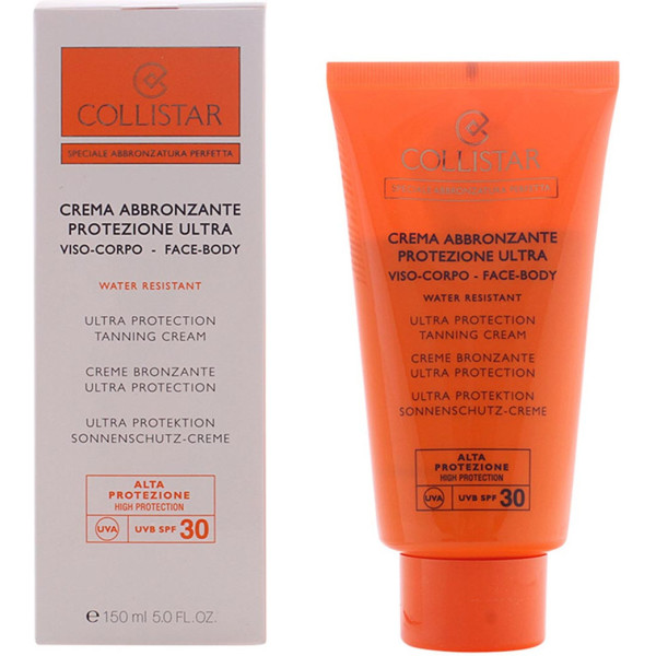 Collistar Perfect Tanning Ultra Protection Cream Spf30 150 ml unissex