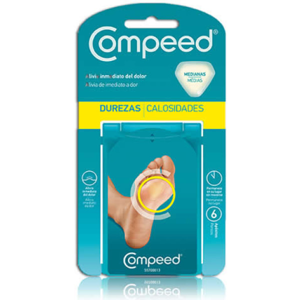 Compeed durezza media 6 unità