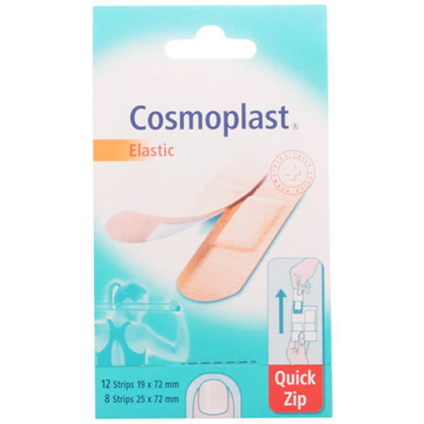 Cosmoplast elastische bandages Quick-zip 20 stuks unisex