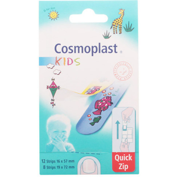 Cosmoplast Quick-zip medicazioni per bambini 20 unitu00e0 unisex
