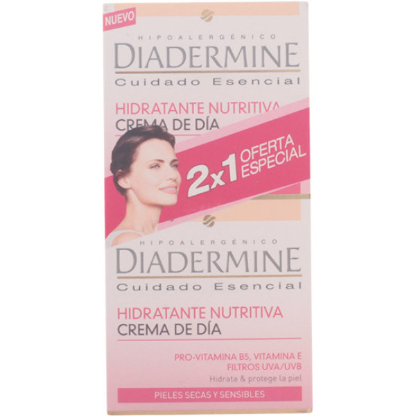 Diadermine Crème Hydratante Nourrissante Dia Ps Lot 2 X 50 Ml Femme