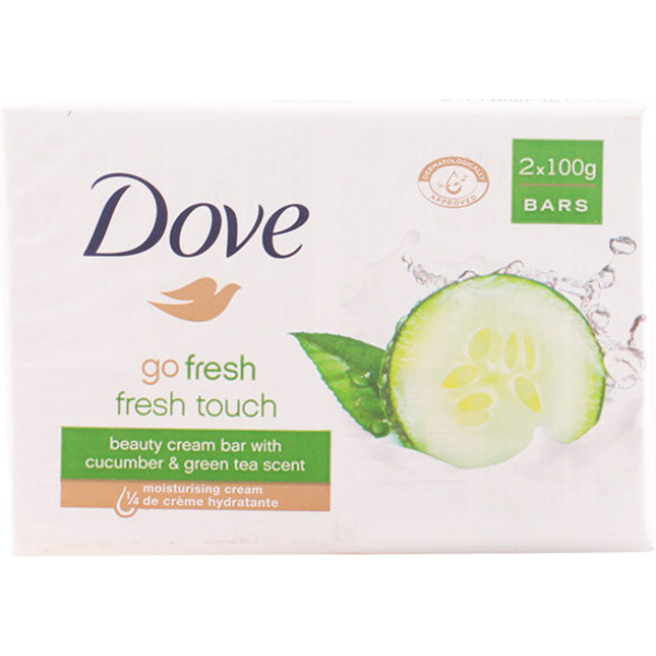 Dove Go Fresh Jabon Crema Pepino & Te Verde Lote 2 X 100 Gr Unisex