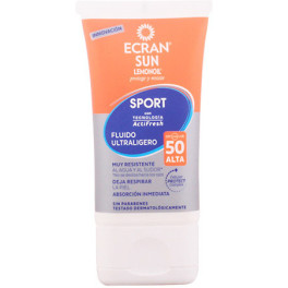 Ecran Sun Lemonoil Sport Fluide Ultralight Spf50 40 Ml Unisexe