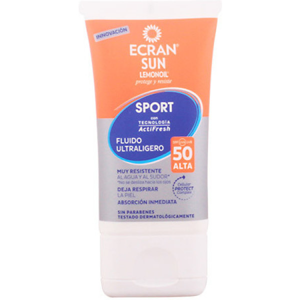 Ecran Sun Lemonoil Sport Fluide Ultralight Spf50 40 Ml Unisexe