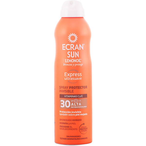 Ecran Sun Lemonoil Spray Protecteur Invisible Spf30 250 Ml Unisexe