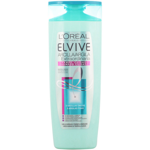 L'oreal Elvive Arcilla Extraordinaria Champú Cuidado 370 Ml Unisex