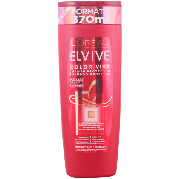 L\'oreal Elvive Color-vive Beschermende Shampoo 370 Ml Unisex