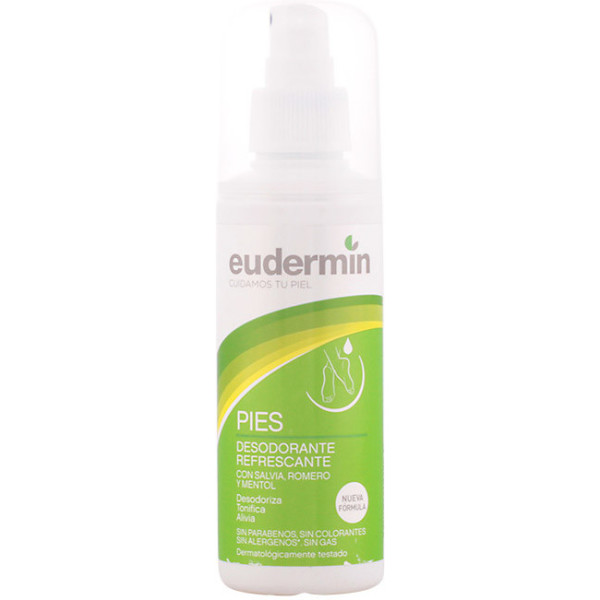 Eudermin Pieds Déodorant Rafraîchissant Spray 125 Ml Unisexe