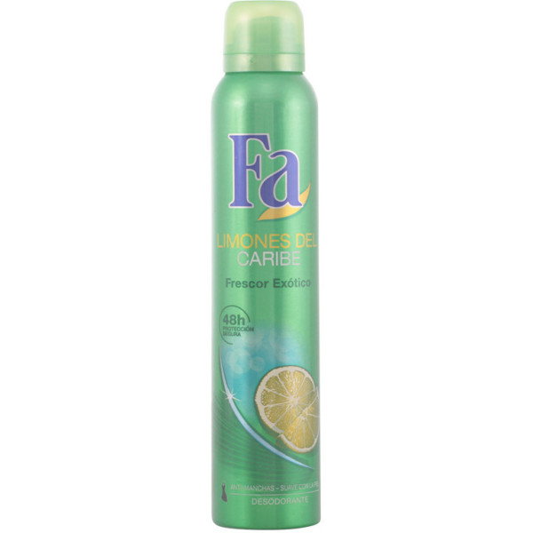 Fa Lemons Del Caribe Deodorant Verdamper 200 Ml Man