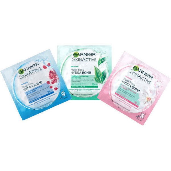 Garnier Skinactive Hydrabomb Facial Mask Moisturizing Matifying Woman