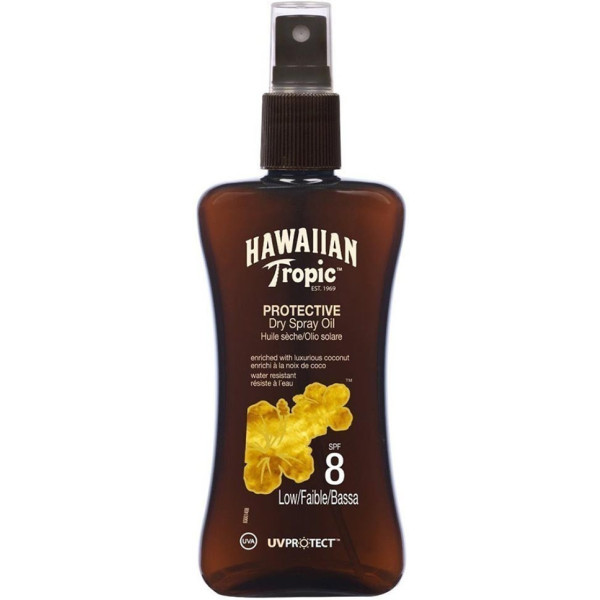 Óleo seco de coco e mamão havaiano spf8 spray 200 ml unissex