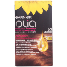 Garnier Olia Coloração Permanente 63 Loiro Escuro Dourado 4 Peças para Mulheres