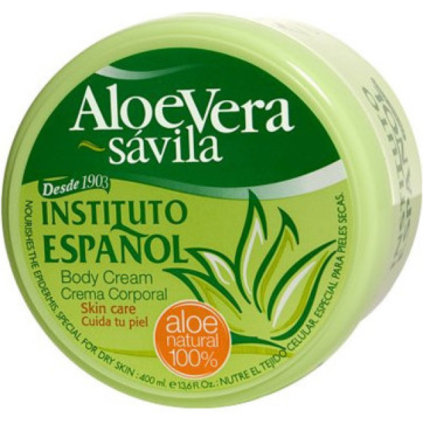 Spanish Institute Aloe Vera Crème Corporelle 400 Ml Unisexe