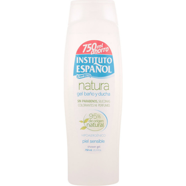 Instituto Español Natura Sensitive Skin Shower Gel 750 Ml Unisex