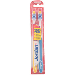 Jordan Total Clean Cepillo Dental Medio 2 Uds Unisex