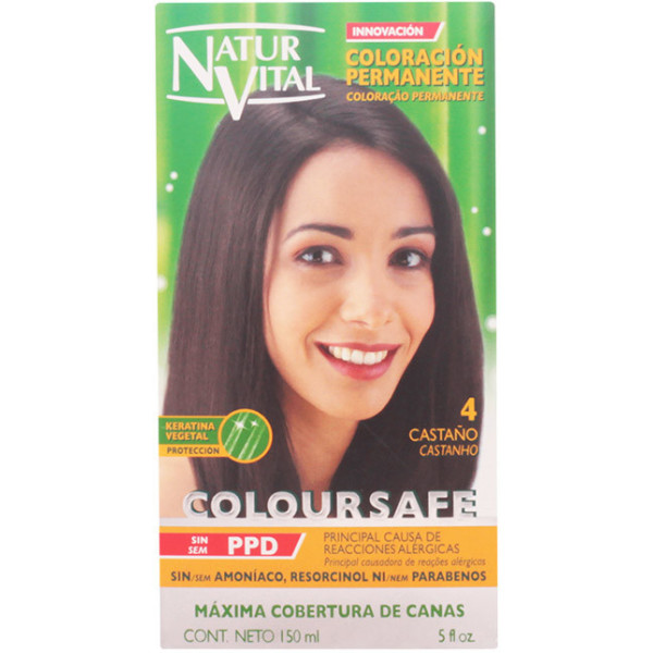 Nature and Life Coloursafe Permanente Kleurstof 4-kastanje 150 Ml