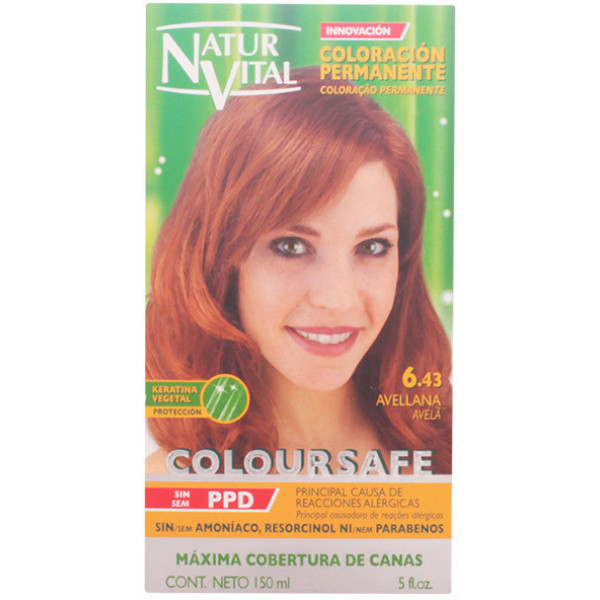 Nature and Life Coloursafe Permanent Dye 6.43-nocciola 150 ml