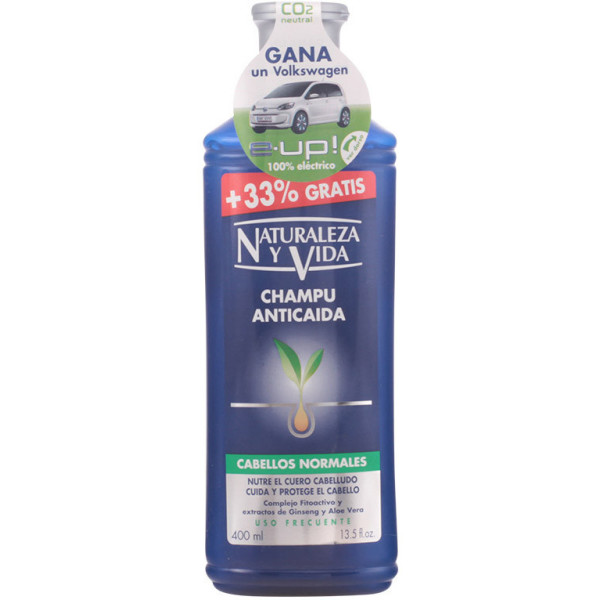 Naturaleza Y Vida Anti-Haarausfall-Shampoo für normales Haar, 300 + 100 ml, Unisex