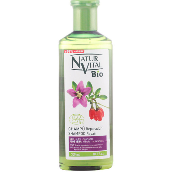 Nature and Life Shampooing Bio Ecocert Réparateur 300 Ml Unisexe