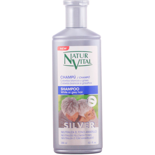 Naturaleza Y Vida Silver Shampoo Wit en grijs haar 300 ml unisex