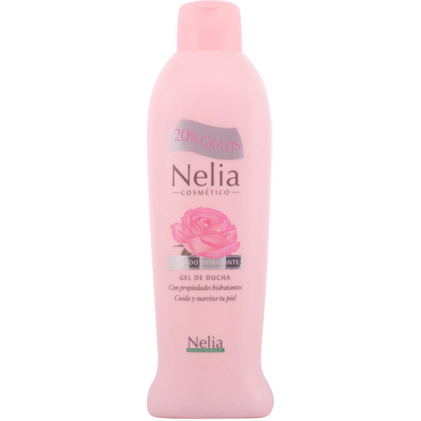 Gel de banho hidratante Nelia Rose Water 900 ml unissex