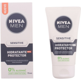 Nivea Men Sensitive Moisturizing Protector 0% Alcohol Spf15 75 Ml Man