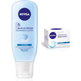 Nivea Crema Hidratante Dia Piel Normal 50ml + Desmaquillante Ducha 150ml