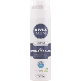 Nivea Men Sensitive Gel Rasage Anti-irritation 200 Ml Homme