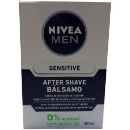 Bálsamo pós-barba Nivea Men Sensitive 0% álcool 100 ml masculino