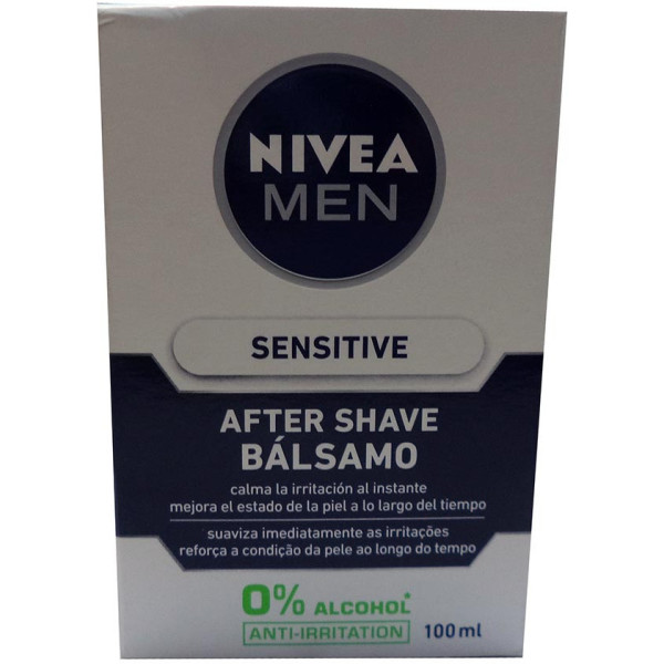 Nivea Men Sensitive Baume Après-Rasage 0% Alcool 100 Ml Homme