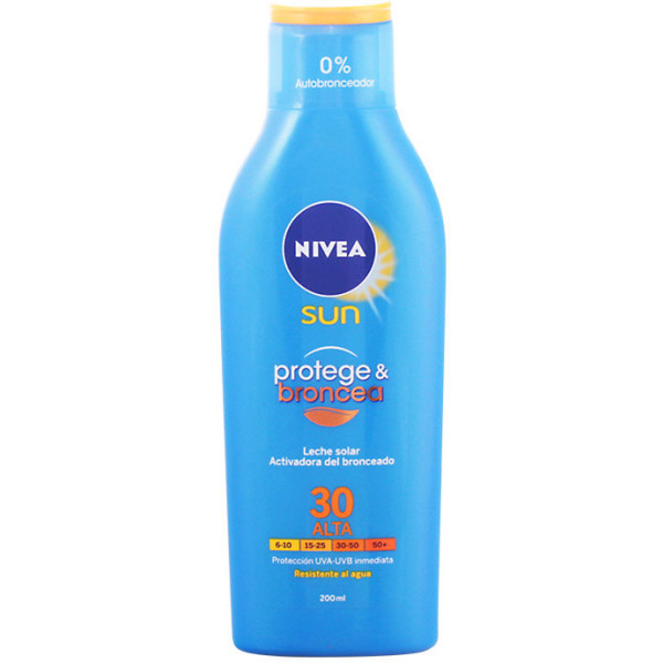Nivea Sun Protects & Tans Milch Spf30 200 ml Unisex