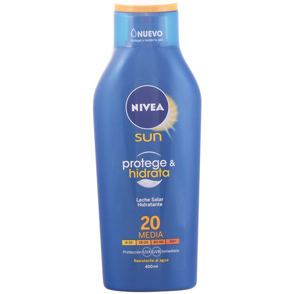 Nivea Sun Protects & Hydrates Leite Spf20 400ml Unissex