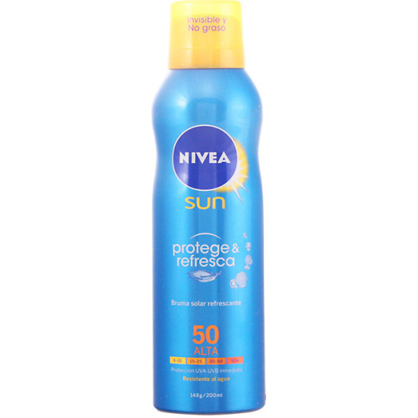 Nivea Sun Protege&refresca Bruma Spray Spf50 200 Ml Unisex