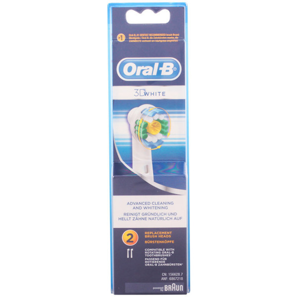 Oral-b 3d White Pro-bright Cabezales 2 Uds Unisex