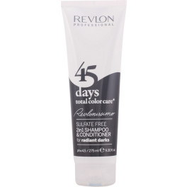 Revlon 45 Days 2in1 Shampoo & Conditioner For Radiant Darks 275 Ml Unisex