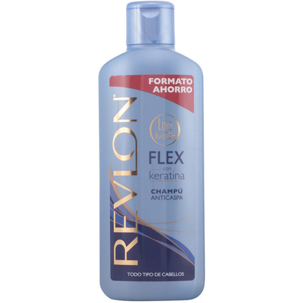Revlon Flex Keratin Shampooing Antipelliculaire Tous Types De Cheveux 650 Ml Unisexe