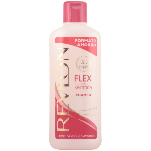 Revlon Flex Keratin Shampoo Repara Cabelos Secos 650 ml Unissex