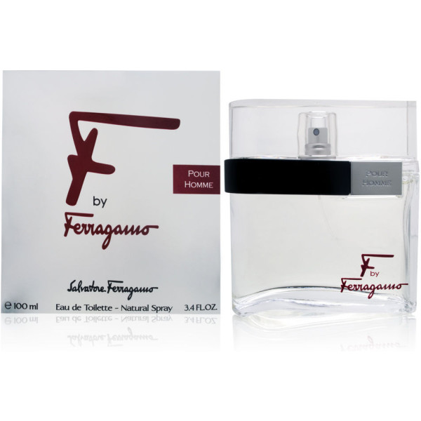Salvatore Ferragamo F By Ferragamo Pour Homme Eau de Toilette Spray 100 Ml Uomo