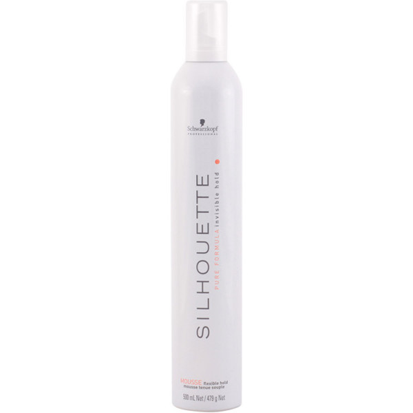 Mousse de fixação flexível Schwarzkopf Silhouette 500 ml unissex