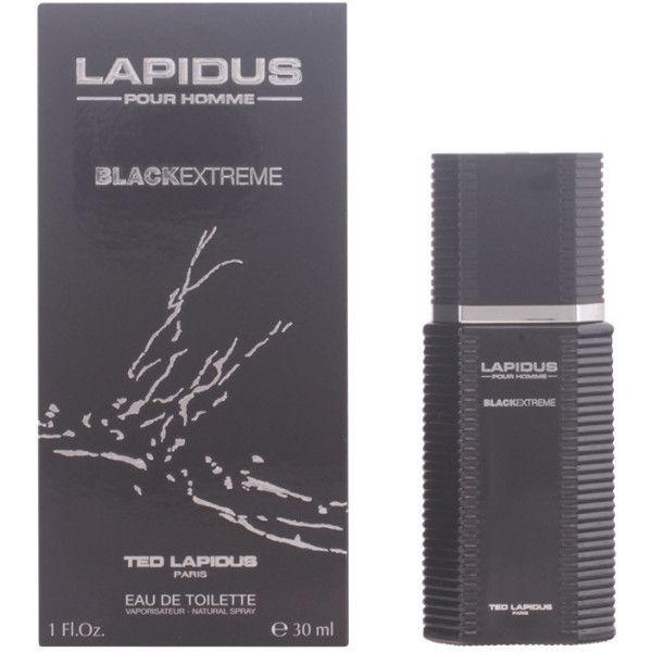 Ted Lapidus Pour Homme Black Extreme Eau de Toilette Vaporizador 30 Ml Hombre
