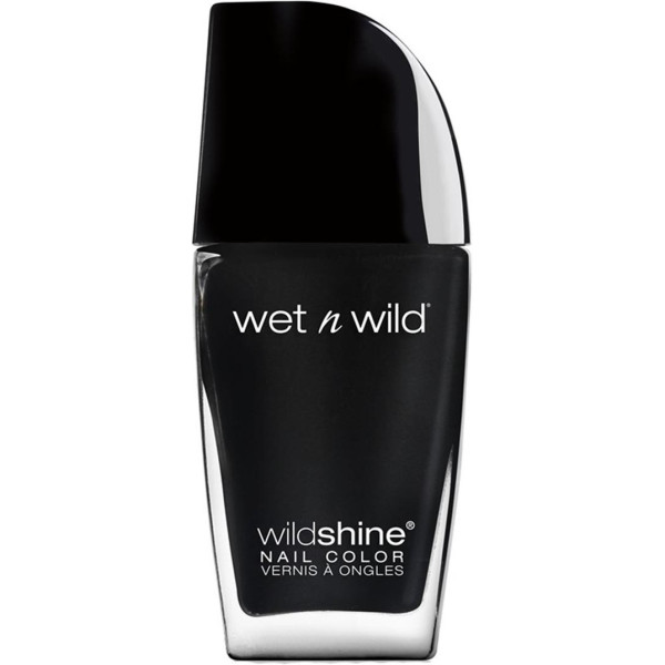 Wet N Wild Wildshine Nail Color Negro Creme
