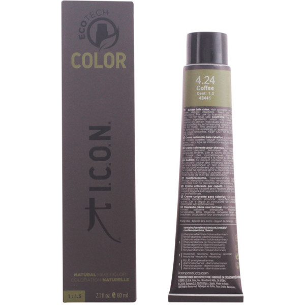Icône. Ecotech Color Couleur Naturelle 4.24 Café 60 Ml Unisexe
