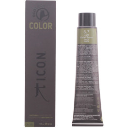 I.c.o.n. Ecotech Color Natural Color 5.7 Light Violet Brown 60 Ml Unisex