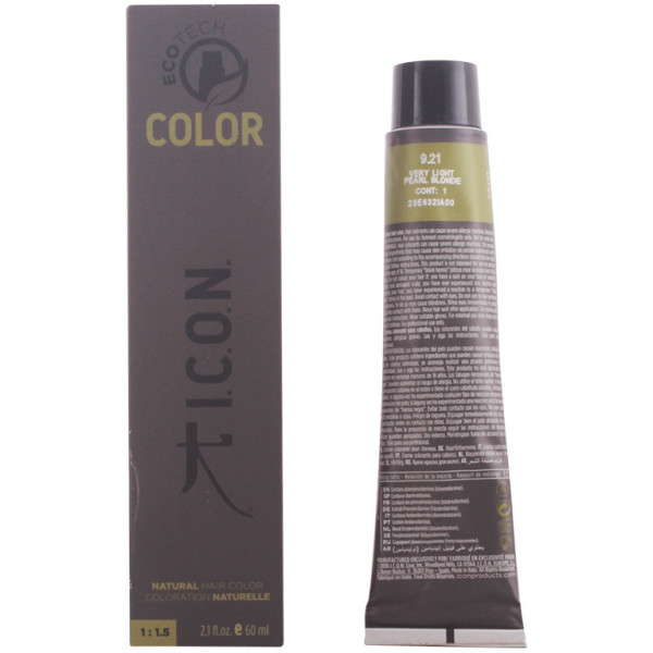 I.c.o.n. Ecotech Color Natural 9.21 Very Light Pearl Blonde 60 Ml Unisex