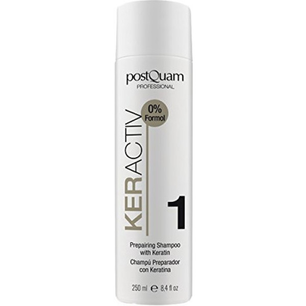 Postquam Haircare Keractiv Shampooing Préparateur À La Kératine 250 Ml Femme