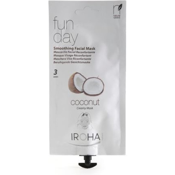 Iroha Nature Creamy Coconut Soft Day Fun Mask 5 Anwendungen
