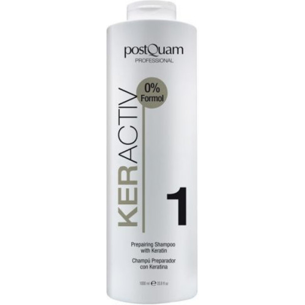 Postquam Keractiv Shampooing Préparateur À La Kératine 1000 Ml Femme