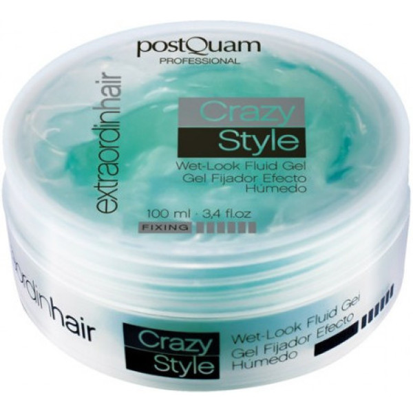 Postquam Hair Care Extraordinhair Crazy Style Wet Look Fluid Gel 100 Mujer